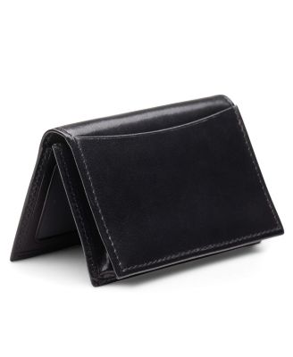 Men's Old Leather Full Gusset 2 Pocket Card Case With ID