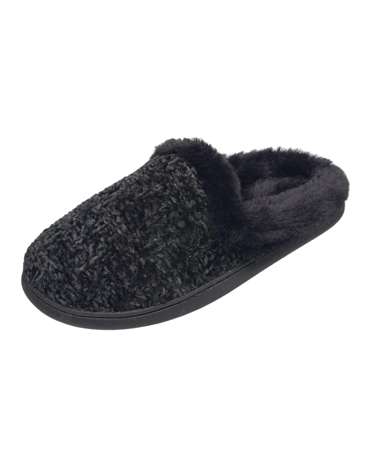 Women's Chenille Clog - Black