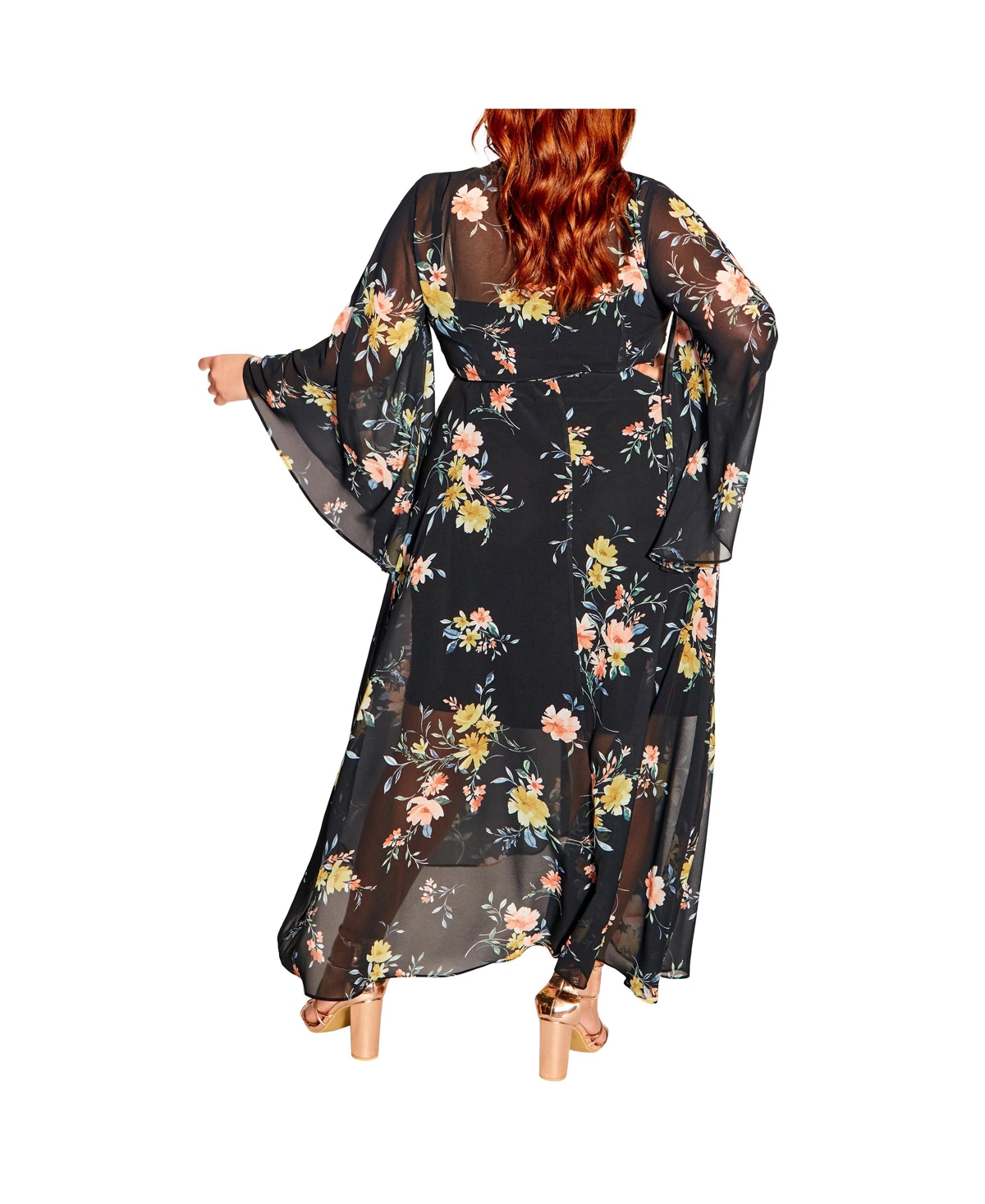 City Chic Women's Fleetwood Print Maxi Dress