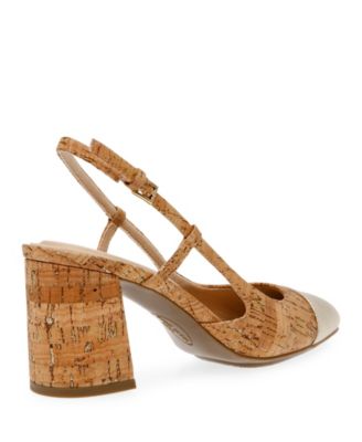 Women's Brooklyn Block Heel Slingback Dress Pumps