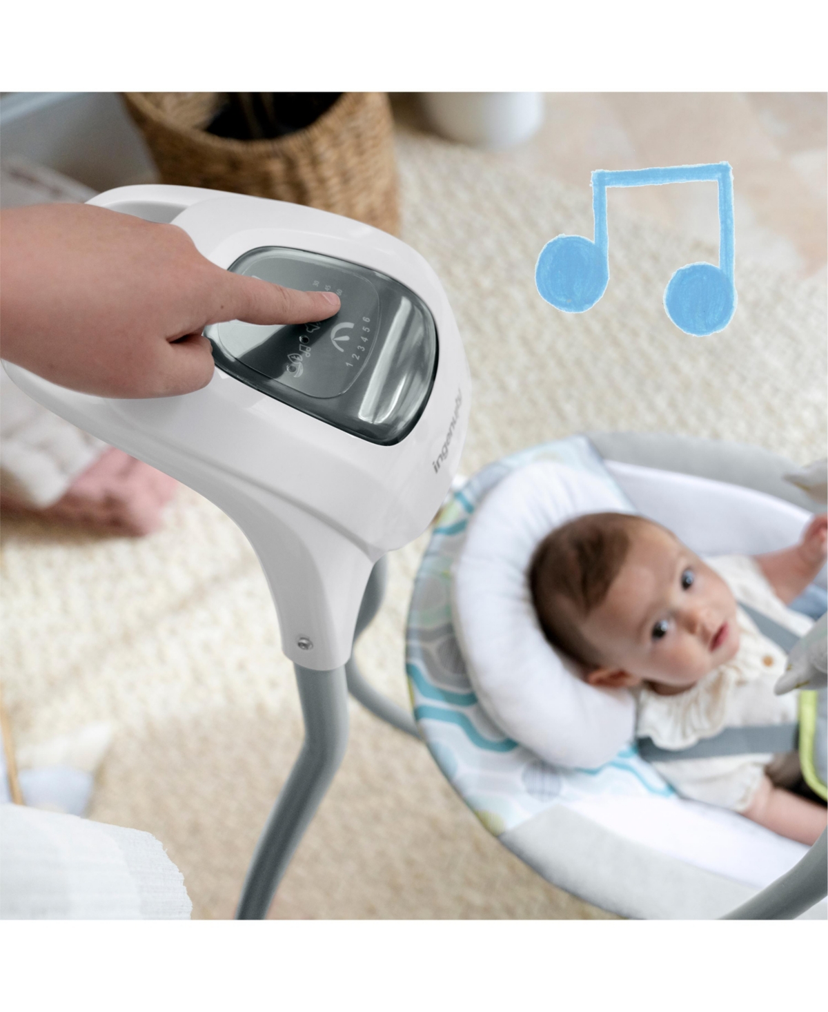 INGENUITY SIMPLECOMFORT COMPACT SOOTHING SWING 