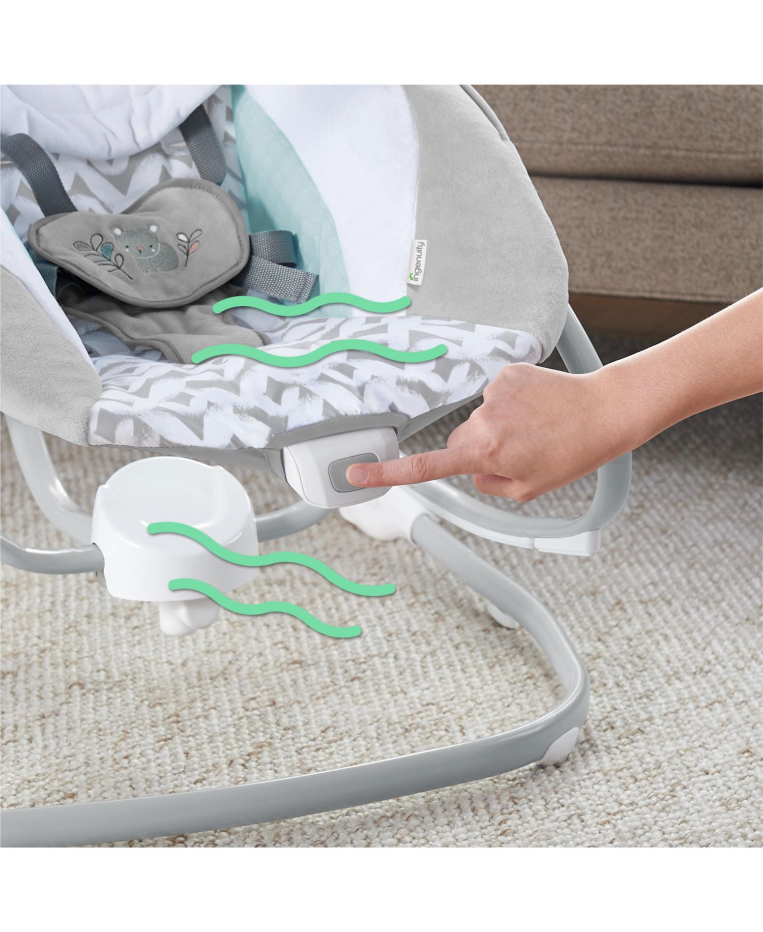 SimpleComfort™ Compact Soothing Swing Rocker™ - Raylan™