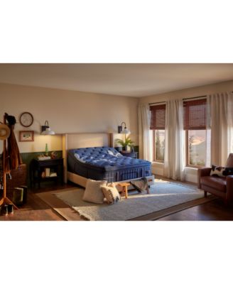 Lux Estate 16" Medium Euro Pillowtop Mattress Set - Queen