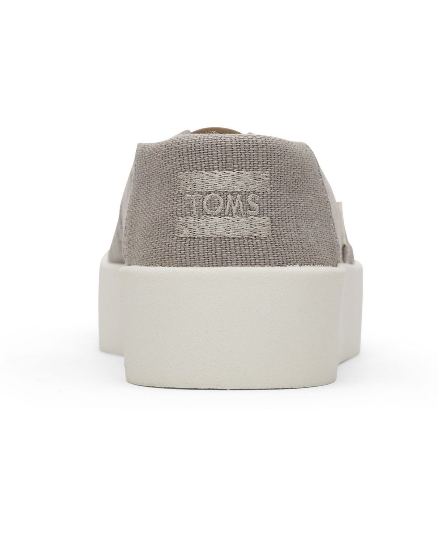 Женские кроссовки TOMS Verona Slip-On, цвет: Светлый серый холщовый — фото 3