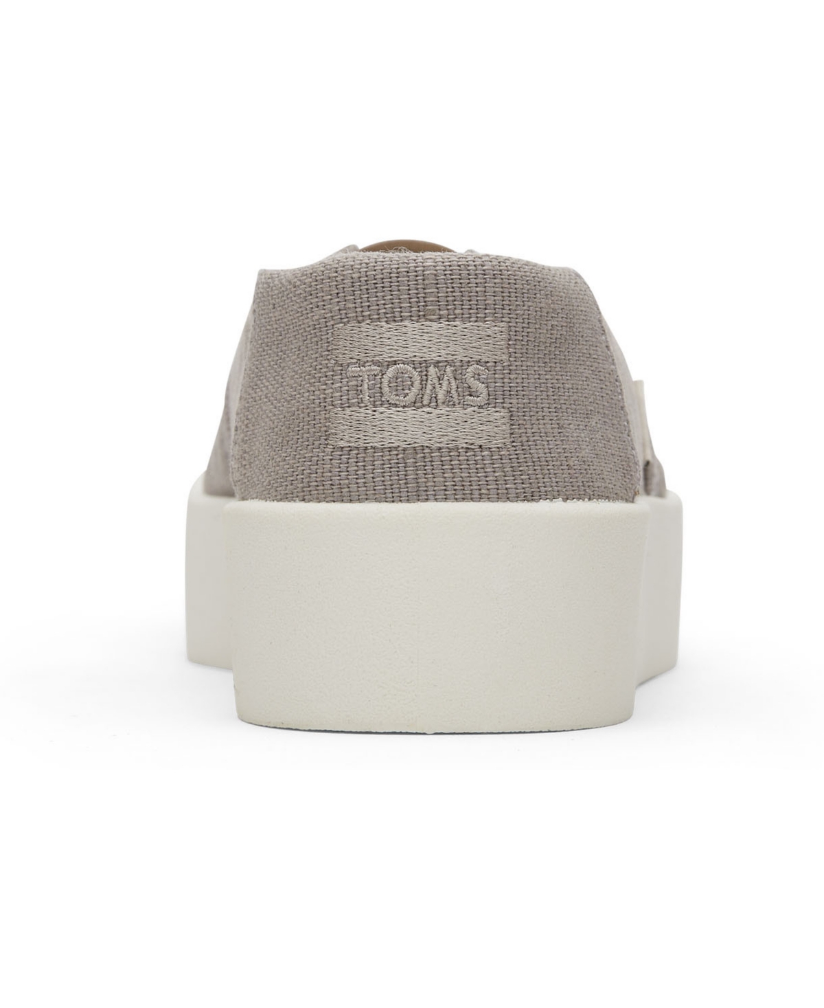 Shop Toms Women's Verona Slip-on Sneakers In Light Gray Canvas