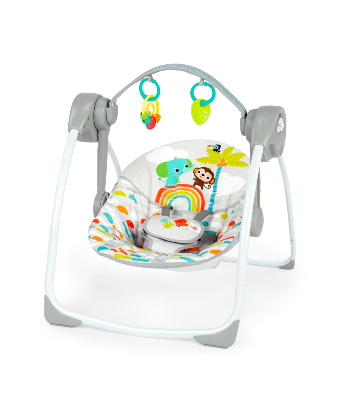 Bright Starts Playful Paradise Portable Swing In Multi