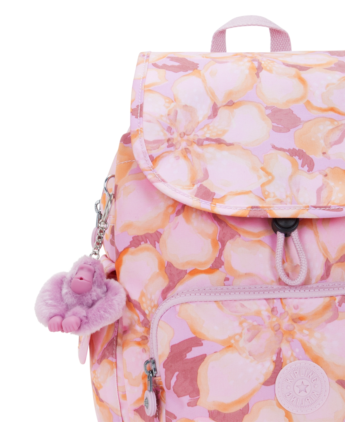 Shop Kipling City Pack Backpack In Floral Powder