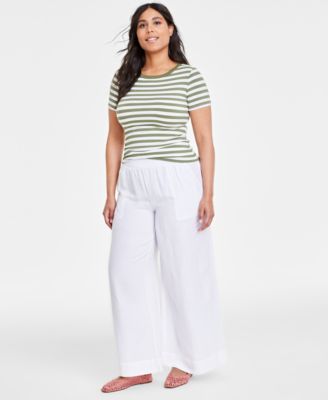 Macy's white pants hotsell