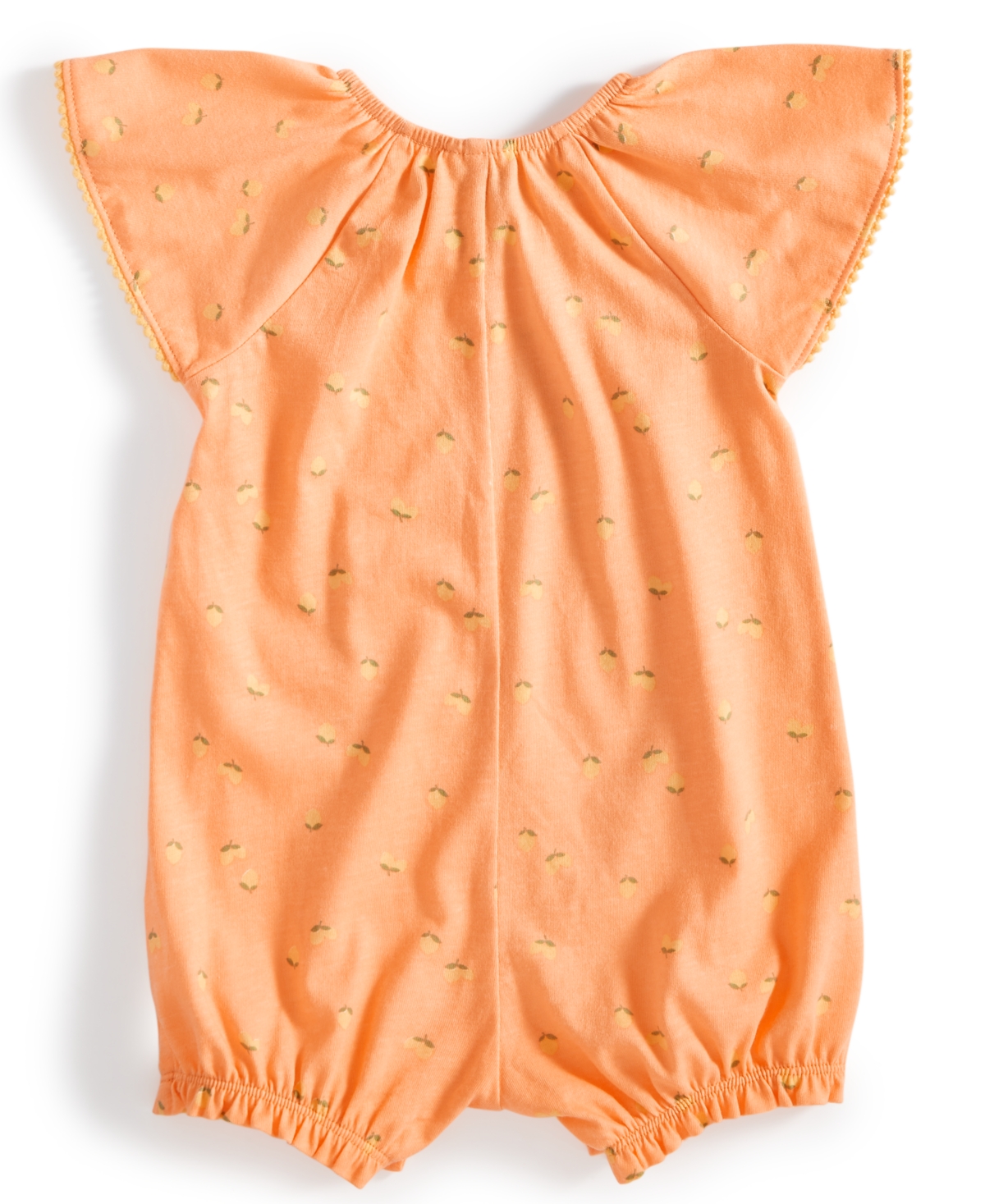 Shop First Impressions Baby Girls Mini Lemons Printed Sunsuit, Created For Macy's In Melon Sorbet