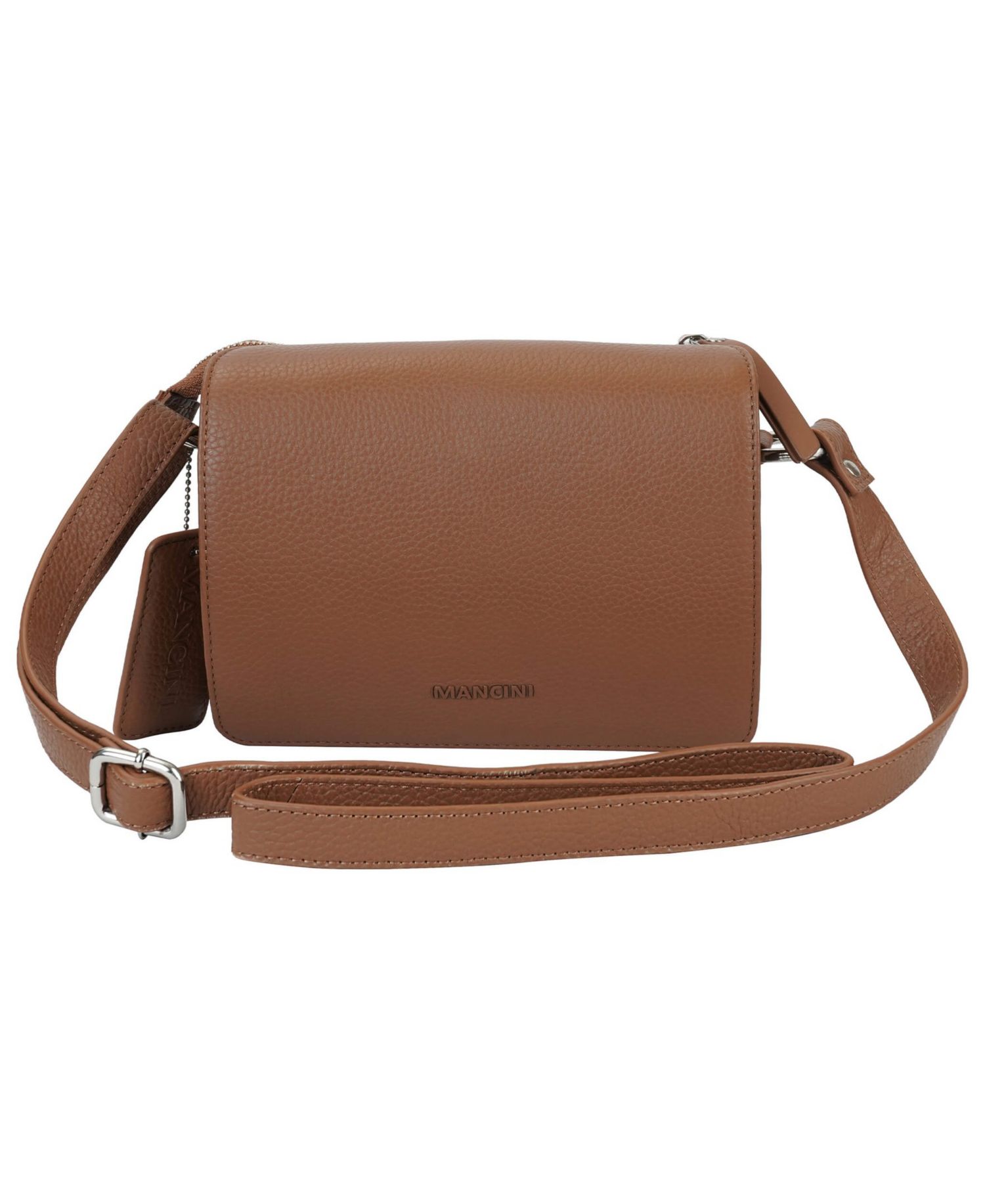 Pebble Leather Connie Crossbody Handbag