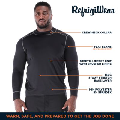 Men's Lightweight Stretch Knit Base-Layer Top