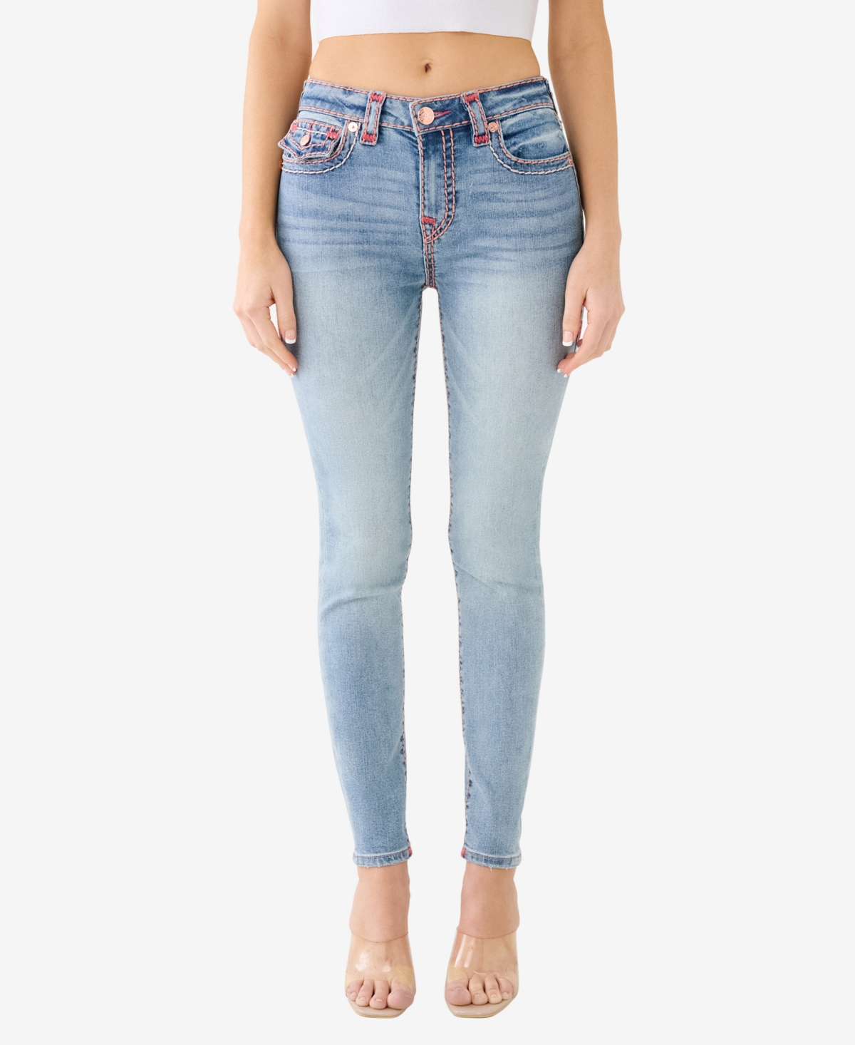 Women's Jennie Flap Super T Skinny Jeans - Misty