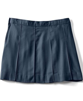 Big Girls Box Pleat Skirt Above the Knee
