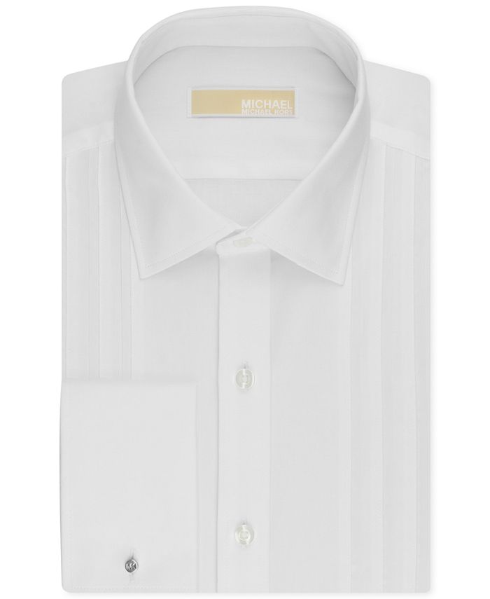 Michael Kors Men's Classic-Fit French Cuff Tuxedo Shirt - Macy's
