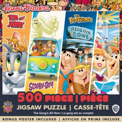 Детский пазл MasterPieces Puzzles MasterPieces Hanna Barbera - Classics 500 Piece Jigsaw Puzzle