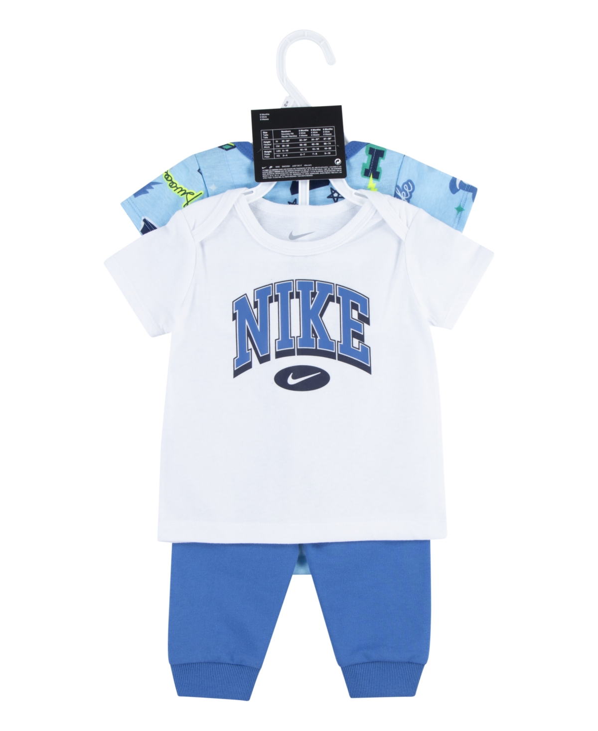 Shop Nike Newborn Next Gen 3-piece Set In Star Blue