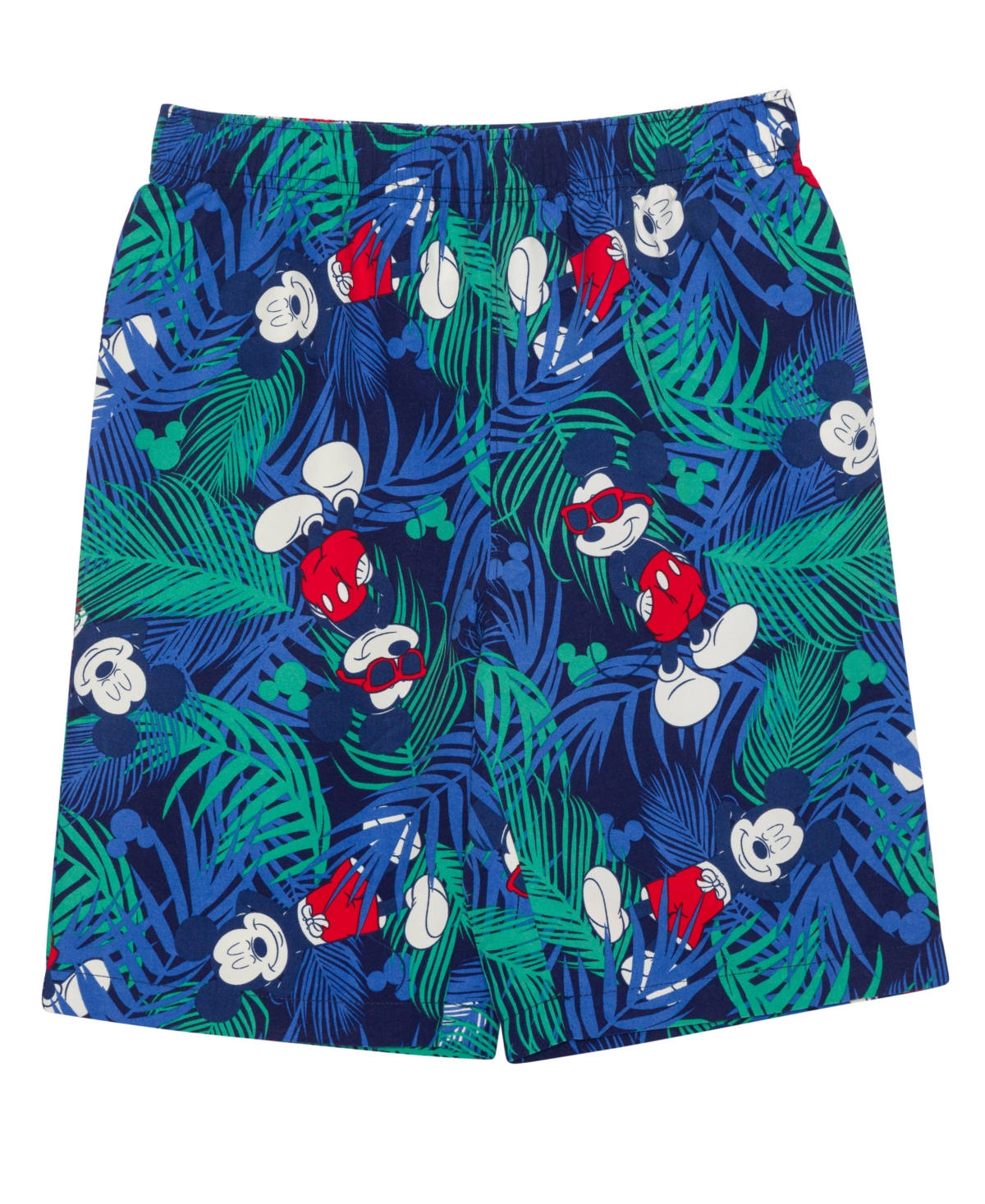 Mickey Mouse Big Boys Short Sleeve Woven Shirt and Shorts