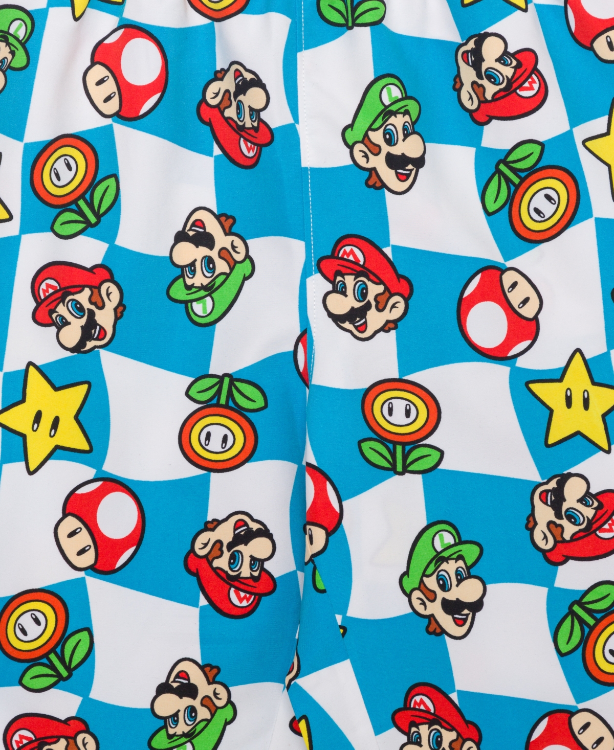 Super Mario Big Boys Short Sleeve Woven Shirt and Shorts