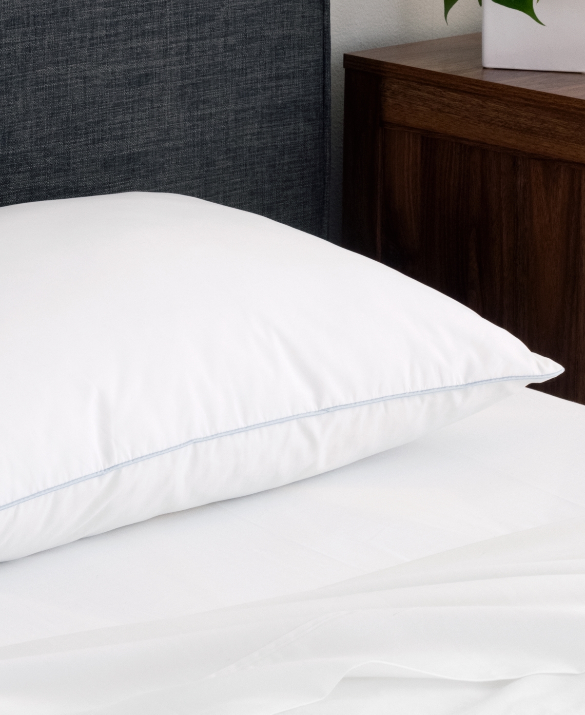 Shop Therapedic Premier Ultra Cooling Down Alternative Pillow, King, Created For Macy's In White
