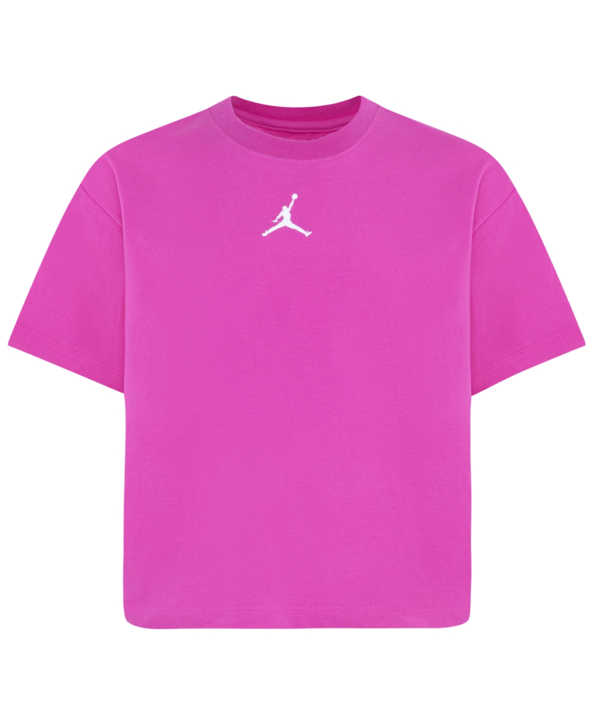 Shop Jordan Big Girls Essentials Tee In Pink