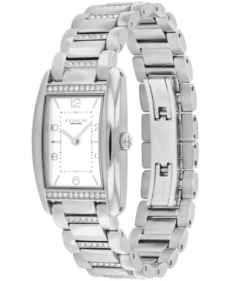 Women's Reese Silver-Tone Stainless Steel Crystal Watch 24mm