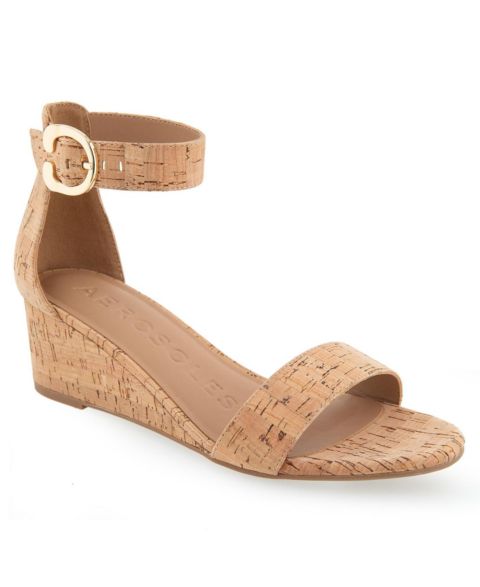 Женские сандалии Aerosoles Willis Buckle Strap Wedge, цвет: Комбинированный