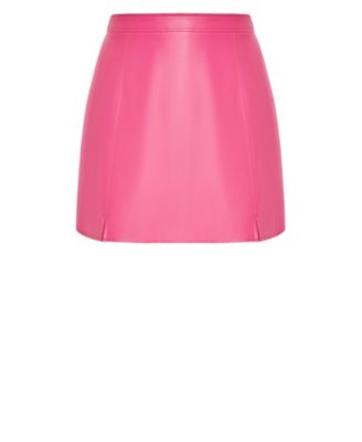 Plus Size Lanie Faux Leather Skirt