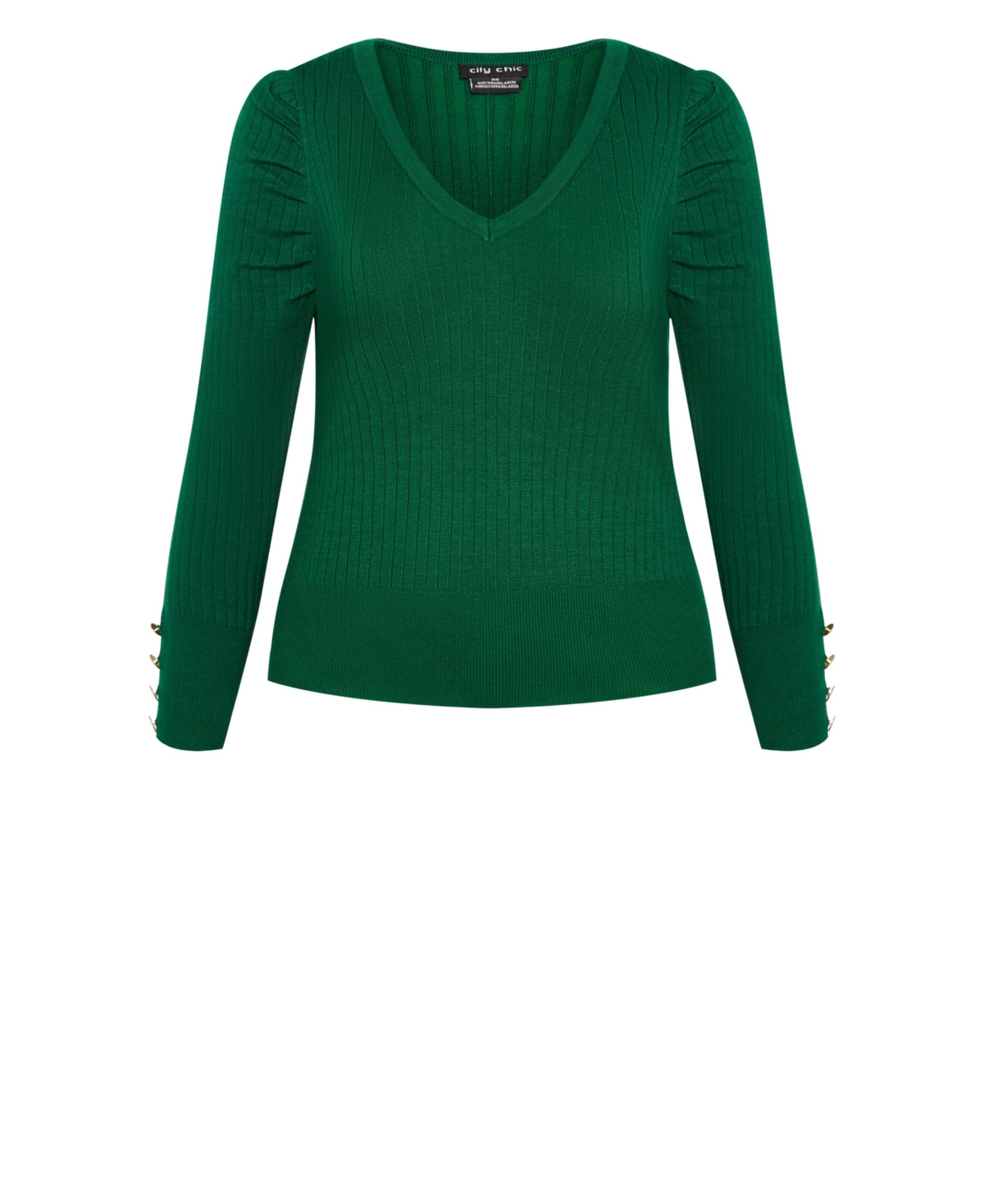 City Chic Women's Rebel Rock Sweater