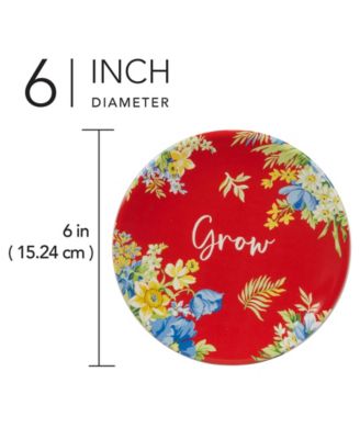 Blossom Set of 4 Canape Plates