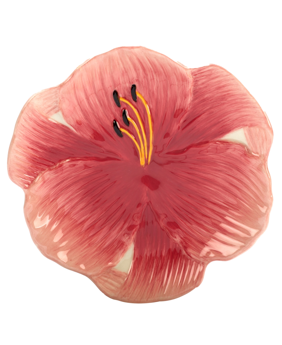 Certified International Hummingbirds Set Of 4 3d Floral Dessert Plates In Miscellaneous