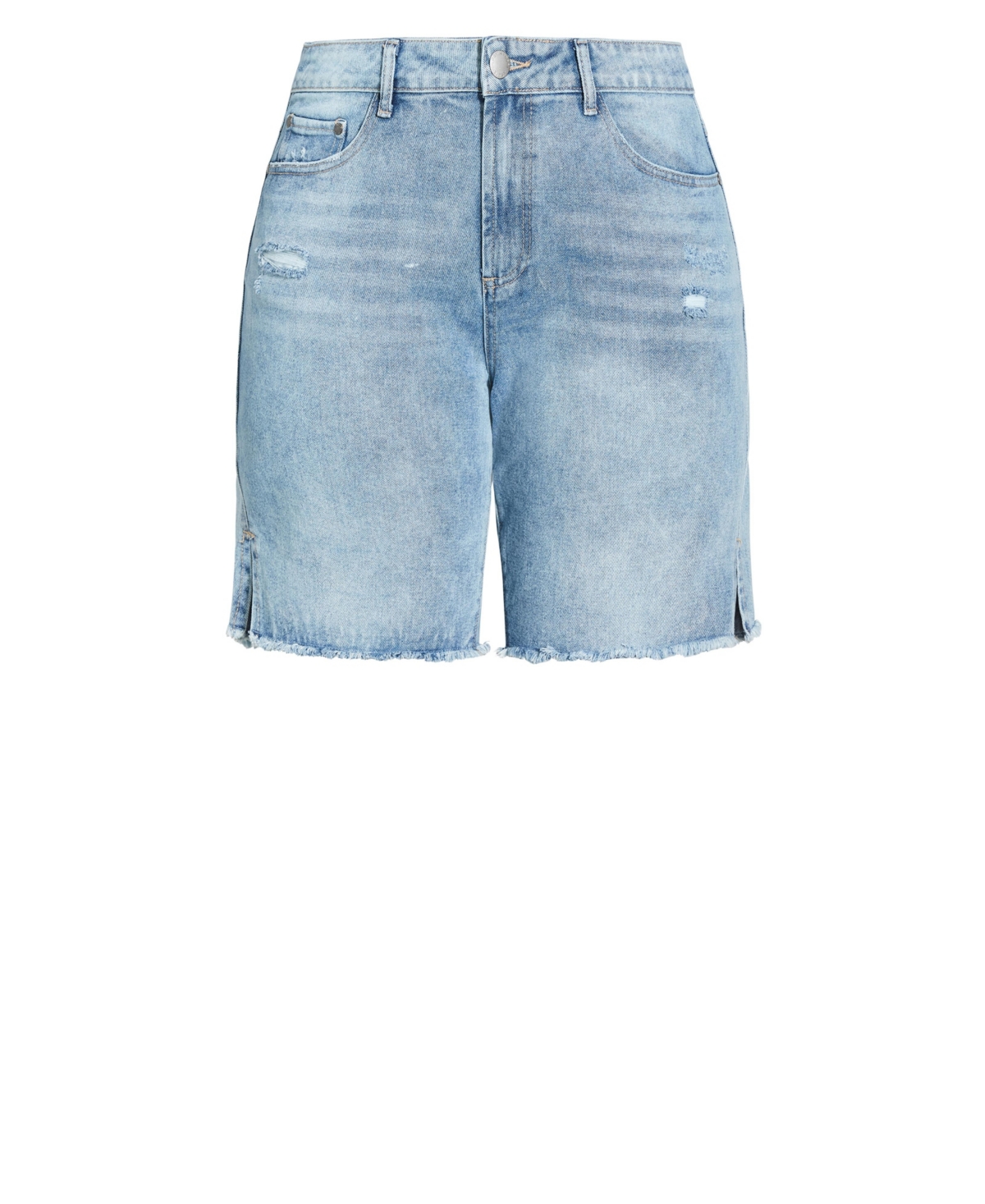 City Chic Plus Size Supa Split Short