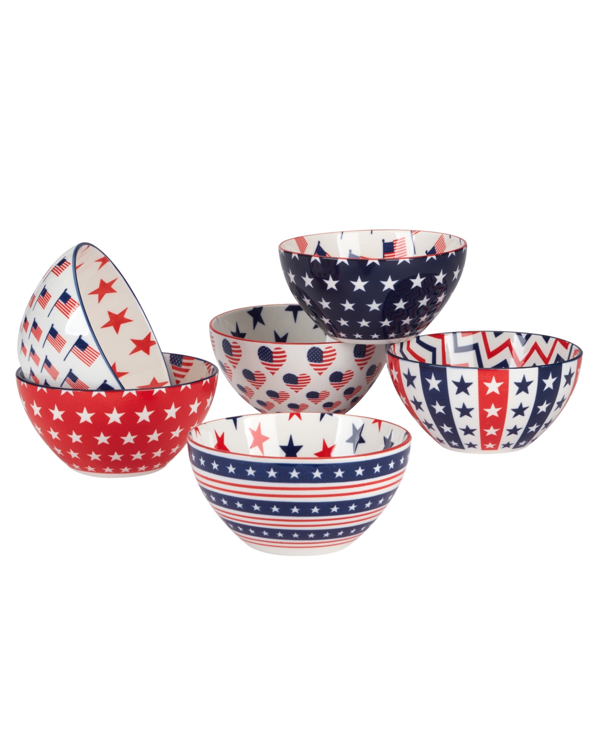 Patriotic Set of 6 Bowls - Miscellaneous
