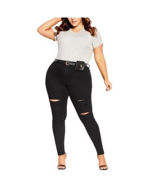 Plus Size Harley Rock N Roll Skinny Jean