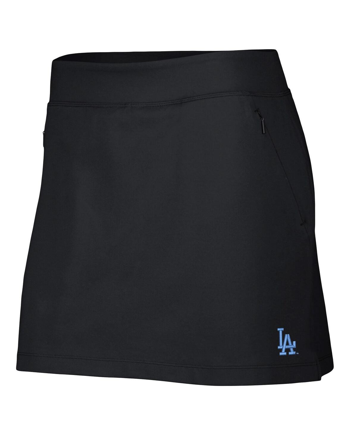 Tommy Bahama Black Los Angeles Dodgers Aubrey Islandzone Skort In Black