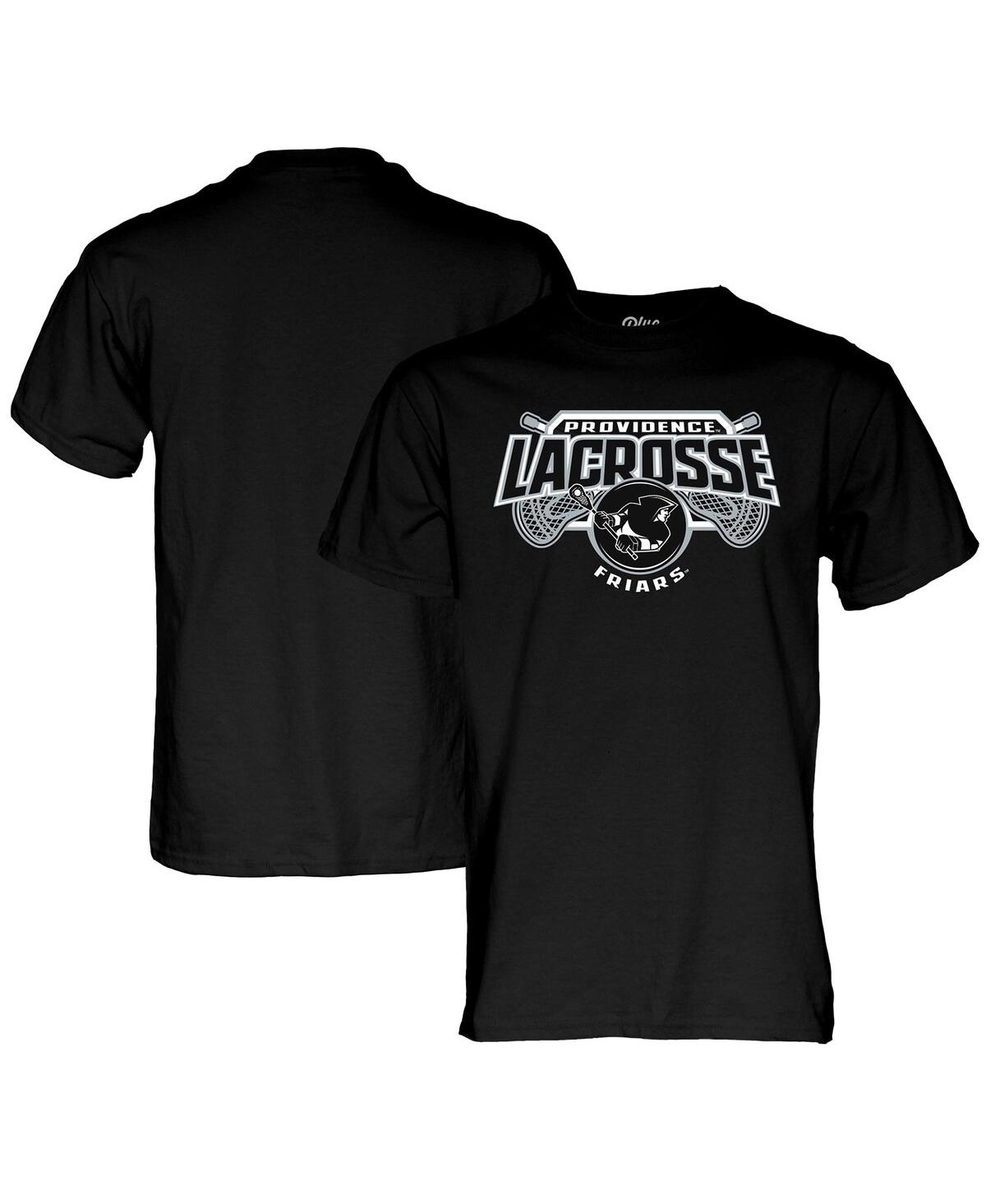 Men's and Women's Blue 84 Black Providence Friars 2024 Men's Lacrosse Season T-shirt - Black