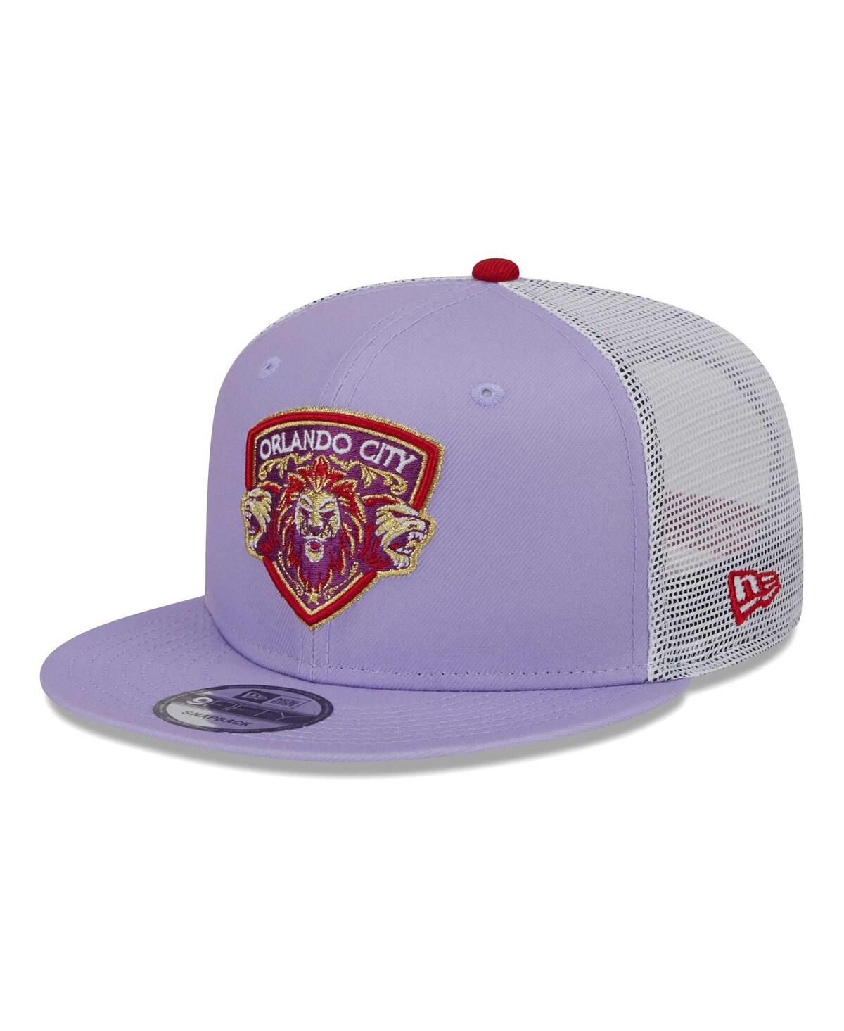 Мужская фиолетовая кепка с застежкой-молнией Orlando City SC Jersey Hook Trucker 9FIFTY