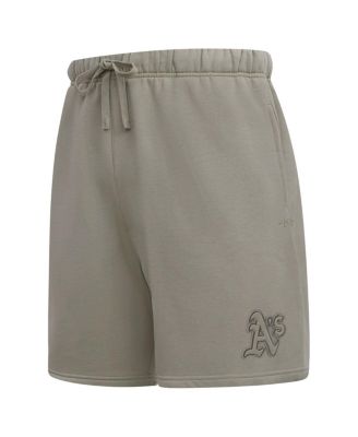 Men's Pewter Oakland Athletics Neutral Fleece Shorts