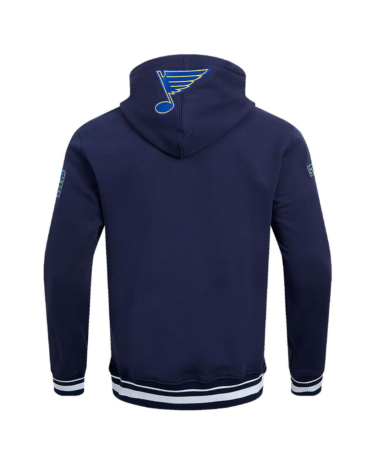 Men's Pro StandardSt. Louis Blues Retro Classic Fleece Pullover Hoodie - Navy