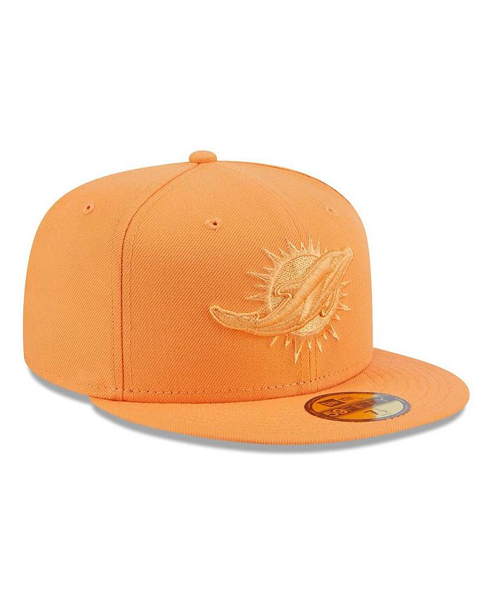 New Era Men's Orange Miami Dolphins Color Pack 59FIFTY Fitted Hat - Macy's