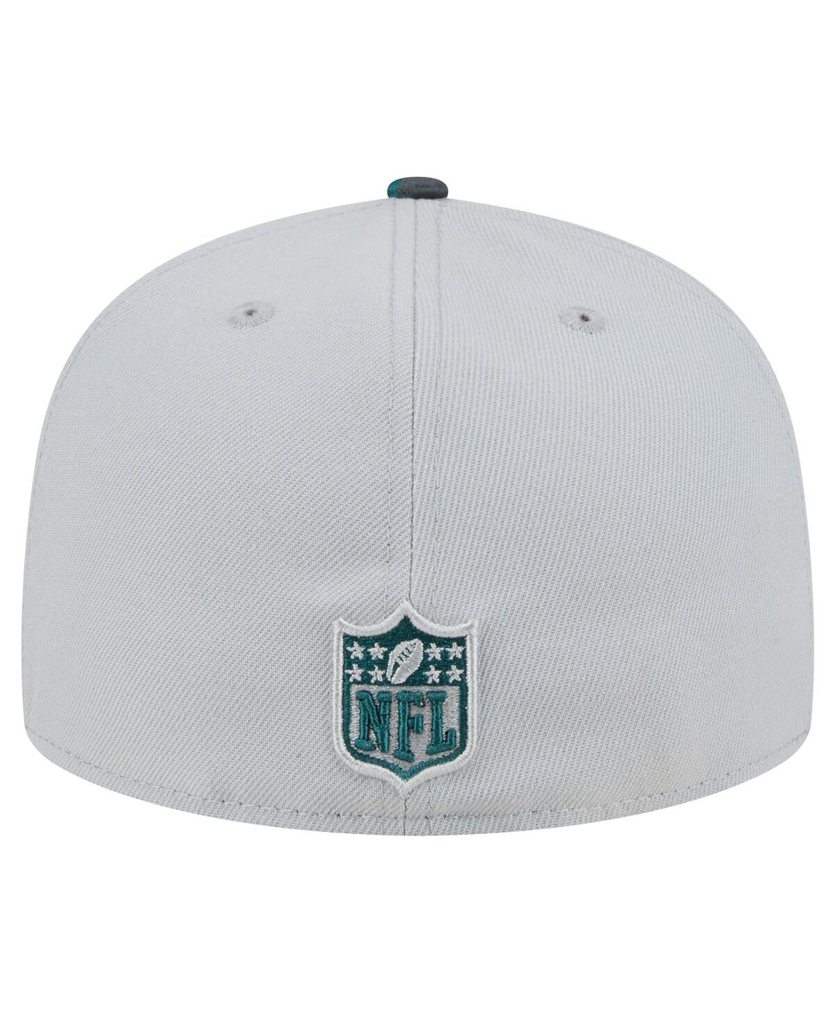 Men's New EraPhiladelphia Eagles Active Camo 59FIFTY Fitted Hat - Gray