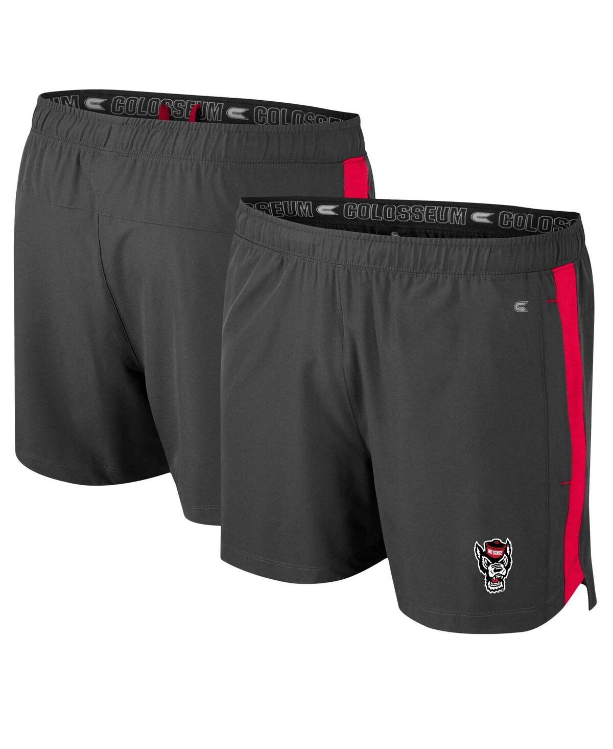 Men's Colosseum Charcoal Nc State Wolfpack Langmore Shorts - Charcoal