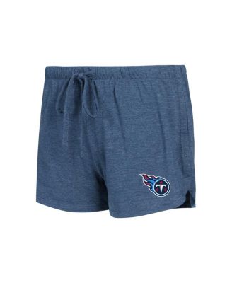 Women's Navy, Charcoal Tennessee Titans Raglan Long Sleeve T-shirt and Shorts Lounge Set