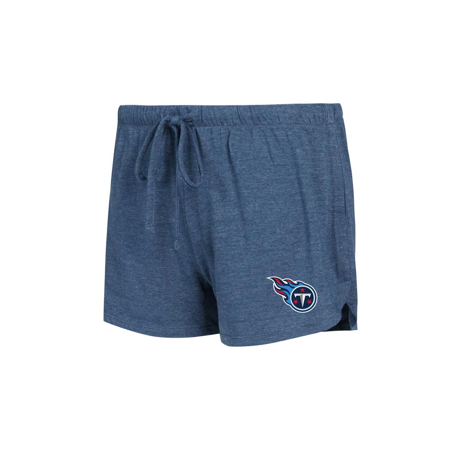 Women's Navy, Charcoal Tennessee Titans Raglan Long Sleeve T-shirt and Shorts Lounge Set