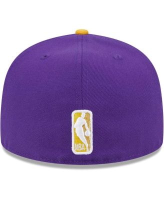 Men's Purple, Gold Los Angeles Lakers Gameday Gold Pop Stars 59FIFTY Fitted Hat