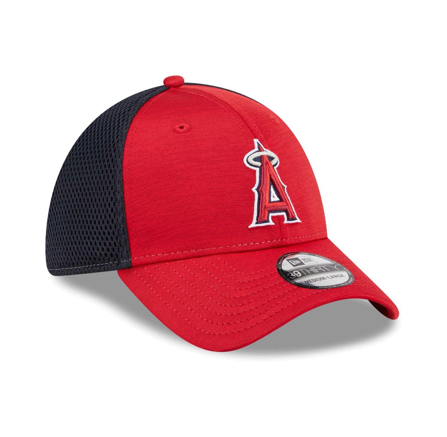 Men's Red Los Angeles Angels Neo 39THIRTY Flex Hat