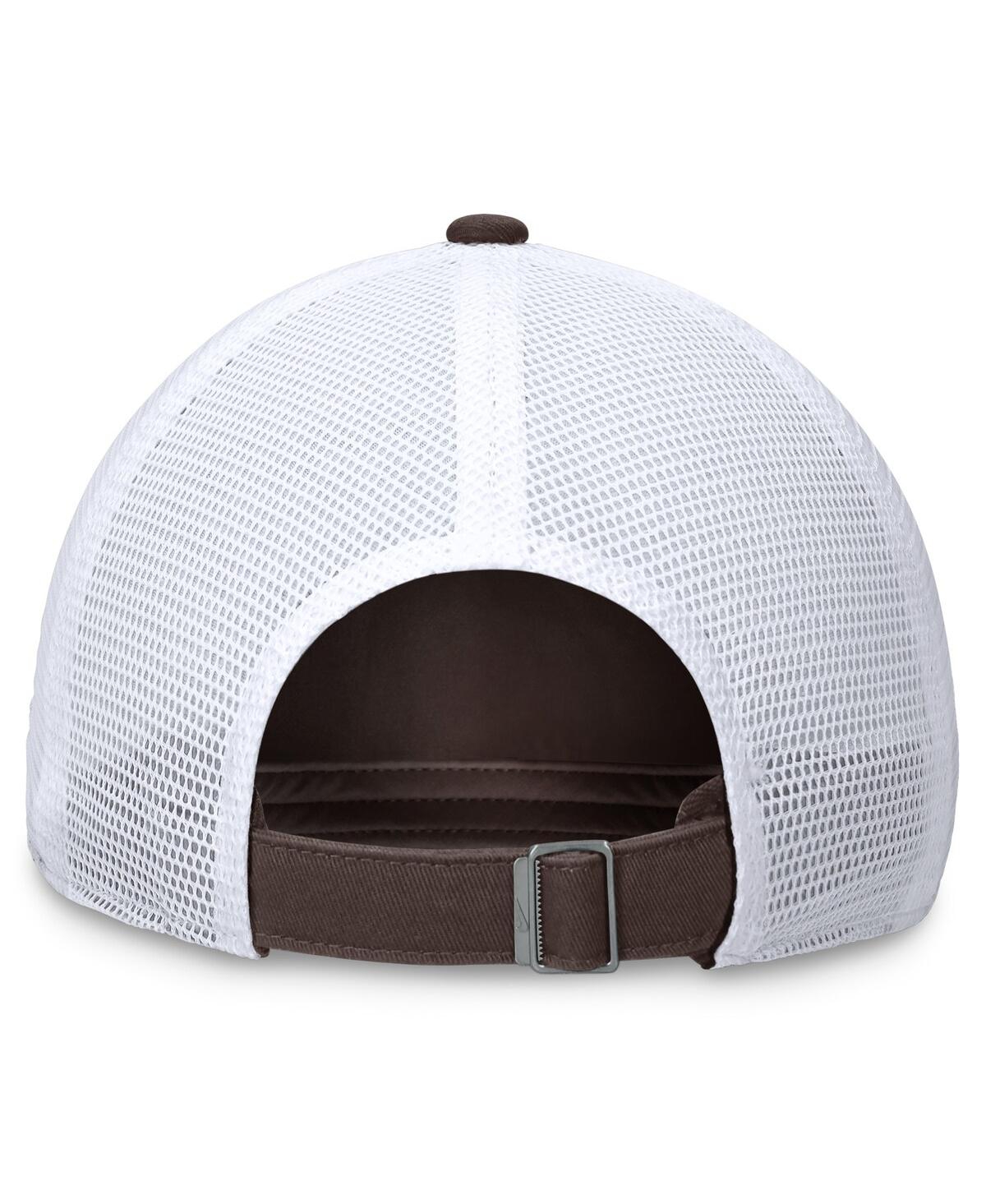 Men's NikeSan Diego Padres Evergreen Wordmark Trucker Adjustable Hat - Brown