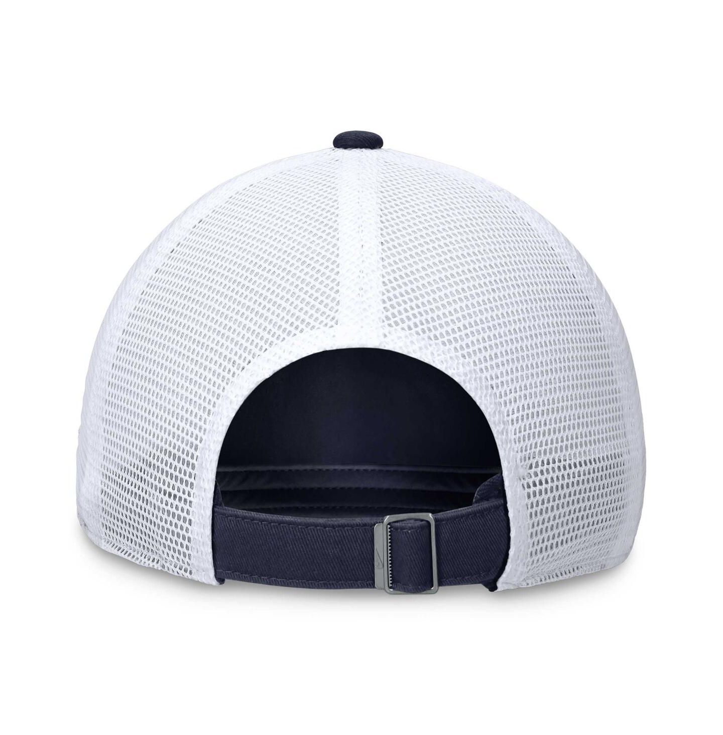 Мужская кепка Nike Navy Houston Astros Evergreen Wordmark Trucker Adjustable Hat — фото 2