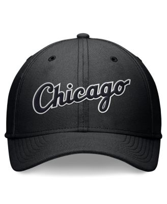 Men's Black Chicago White Sox Evergreen Performance Flex Hat