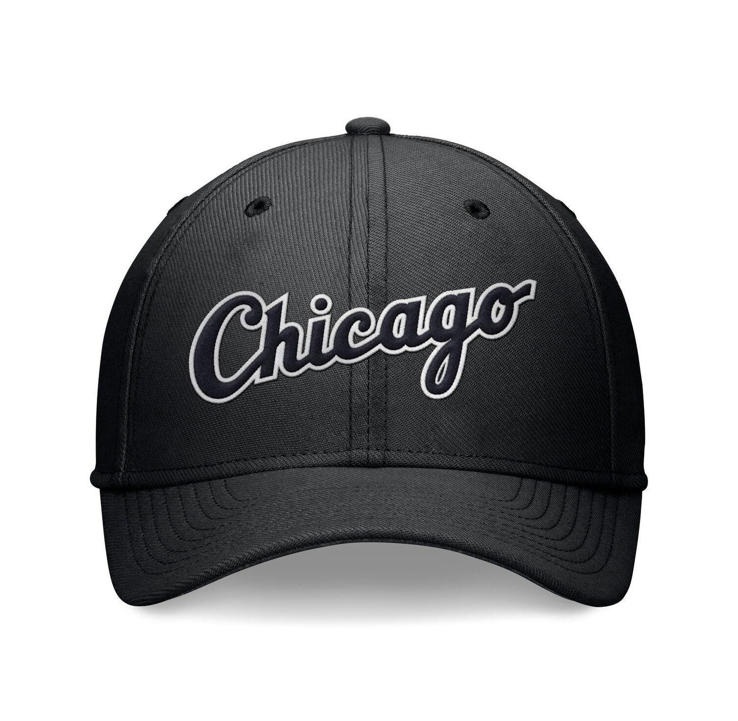 Men's Black Chicago White Sox Evergreen Performance Flex Hat