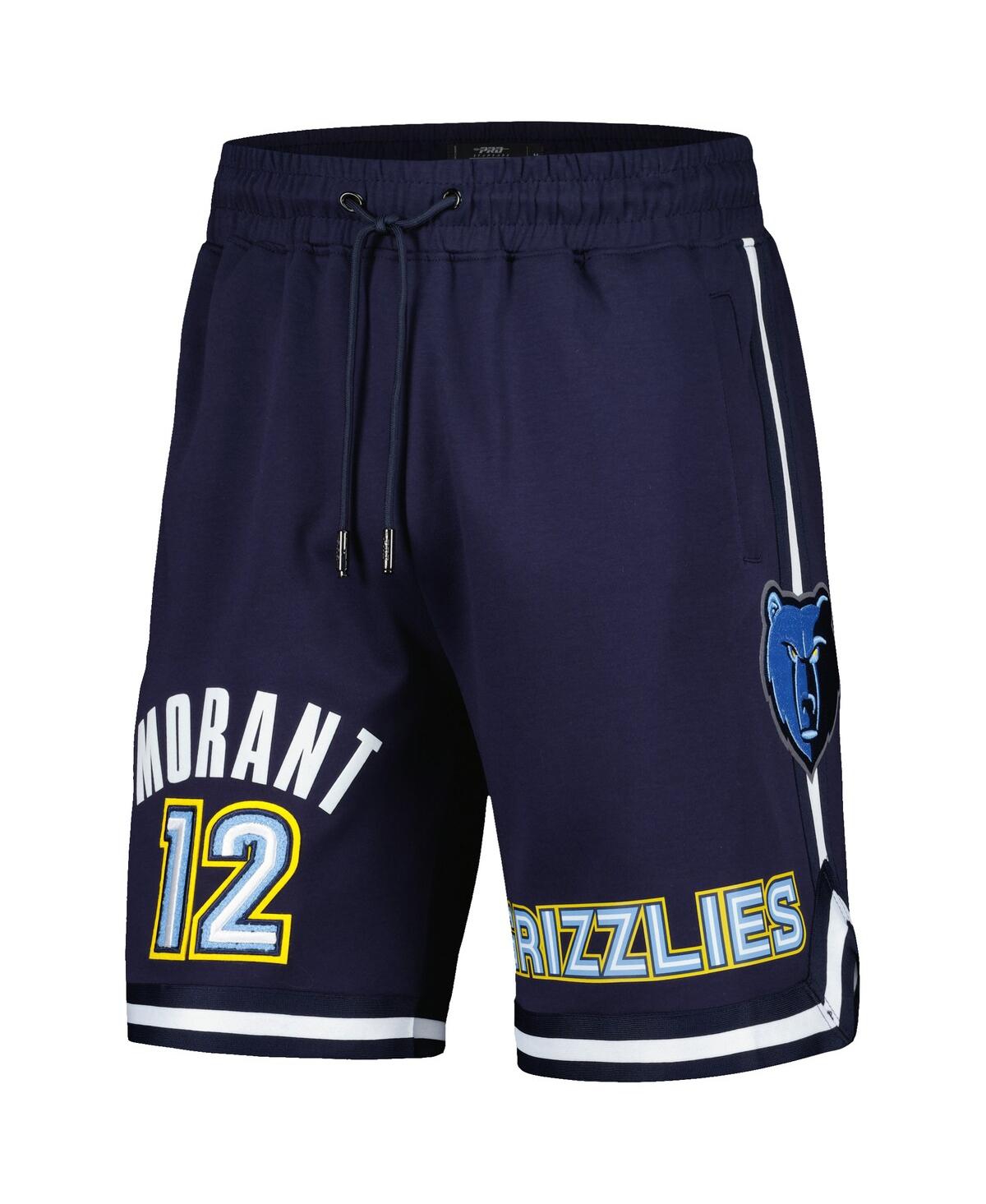 Men's Pro Standard Ja MorantMemphis Grizzlies Player Name and Number Shorts - Navy